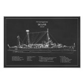 USCGC Duane wpg-33 - PD フォトプリント (正面)