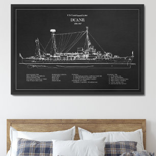 USCGC Duane wpg-33 - PD フォトプリント
