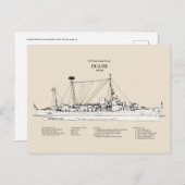 USCGC Duane wpg-33 - SBD ポストカード (正面/裏面)