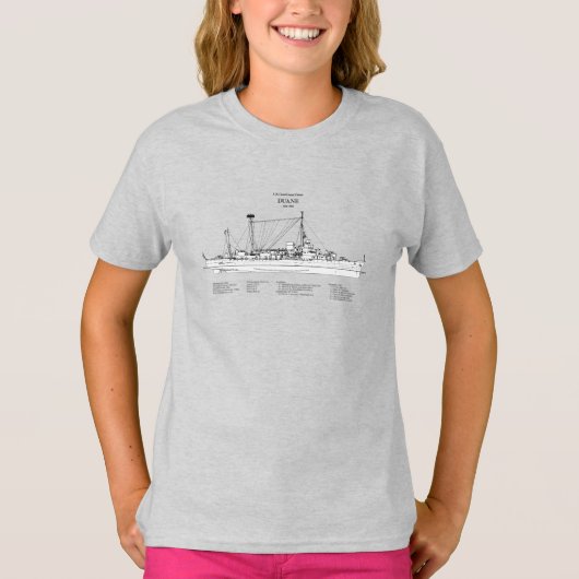 USCGC Duane wpg-33 - SBD Tシャツ (正面)