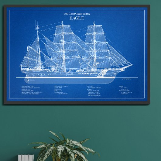 USCGC Eagle wix-327 - ABD フォトプリント