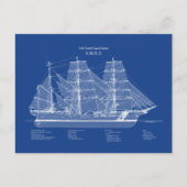 USCGC Eagle wix-327 - ABD ポストカード (正面)