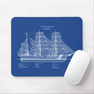 USCGC Eagle wix-327 - ABD マウスパッド