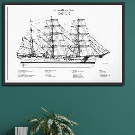 USCGC Eagle wix-327 - BD フォトプリント