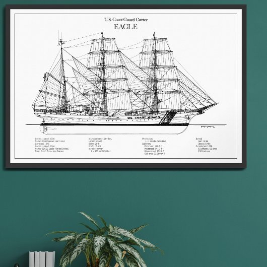 USCGC Eagle wix-327 - BD フォトプリント