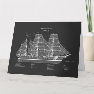 USCGC Eagle wix-327 - PD サンキューカード