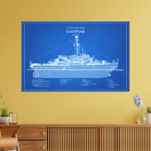 USCGC Eastwind wagb-279 - ABD キャンバスプリント (インサイチュ (リビング))