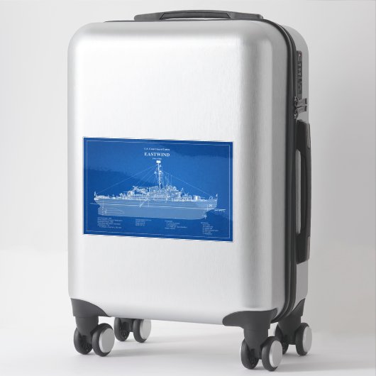 USCGC Eastwind wagb-279 - ABD シール (スーツケース)