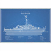 USCGC Eastwind wagb-279 - ABD シール (正面)