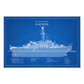 USCGC Eastwind wagb-279 - ABD フォトプリント (正面)