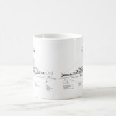 USCGC Eastwind wagb-279 - BD コーヒーマグカップ (中央)
