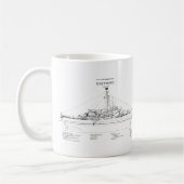 USCGC Eastwind wagb-279 - BD コーヒーマグカップ (左)