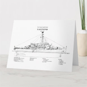USCGC Eastwind wagb-279 - BD サンキューカード