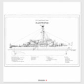 USCGC Eastwind wagb-279 - BD シール (シート)