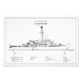 USCGC Eastwind wagb-279 - BD フォトプリント (正面)