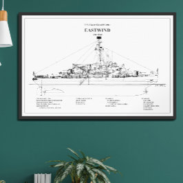 USCGC Eastwind wagb-279 - BD フォトプリント
