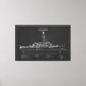 USCGC Eastwind wagb-279 - PD キャンバスプリント (正面)