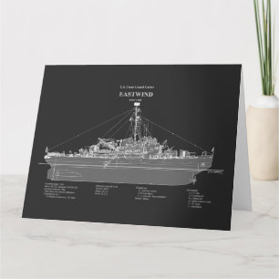 USCGC Eastwind wagb-279 - PD サンキューカード
