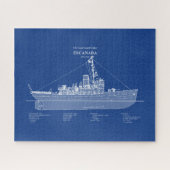 USCGC Escanaba wpc-77 - ABD ジグソーパズル (横)