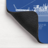 USCGC Escanaba wpc-77 - ABD マウスパッド (コーナー)