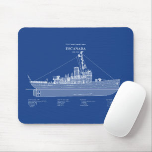 USCGC Escanaba wpc-77 - ABD マウスパッド