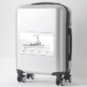 USCGC Escanaba wpc-77 - BD シール (スーツケース)