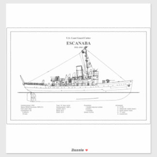USCGC Escanaba wpc-77 - BD シール