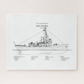 USCGC Escanaba wpc-77 - BD ジグソーパズル (横)
