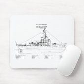 USCGC Escanaba wpc-77 - BD マウスパッド (マウス)