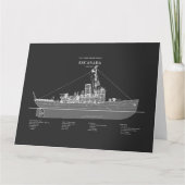 USCGC Escanaba wpc-77 - PD サンキューカード (正面)