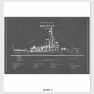 USCGC Escanaba wpc-77 - PD シール
