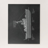 USCGC Escanaba wpc-77 - PD ジグソーパズル (縦)