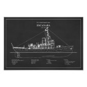 USCGC Escanaba wpc-77 - PD フォトプリント (正面)