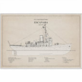 USCGC Escanaba wpc-77 - SBD シール (正面)
