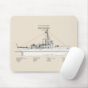 USCGC Escanaba wpc-77 - SBD マウスパッド
