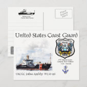 USCGC Joshua Appleby WLM-556沿岸ブイ入札 ポストカード (正面/裏面)
