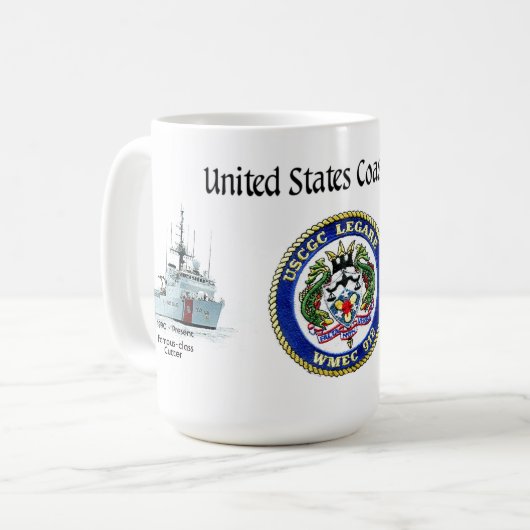 USCGC Legare Wmec-912 -カッター-マグ コーヒーマグカップ (正面左)