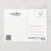 USCGC OWASCO WHEC-39カッター ポストカード (裏面)