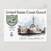 USCGC Taney WHEC-37 High Endurance Cutter ポストカード (正面)