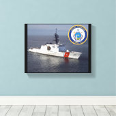 USCGC Waesche (WMSL-751) キャンバスプリント (インサイチュ (ウッドフロア))
