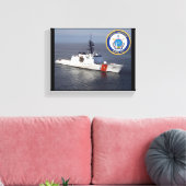 USCGC Waesche (WMSL-751) キャンバスプリント (インサイチュ (リビング))