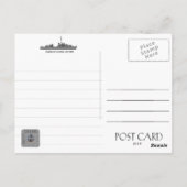 USCGC WINNETONKA WHEC-67カッター ポストカード (裏面)