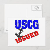 uscgissued5a ポストカード (正面/裏面)