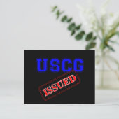 uscgissuedblk ポストカード (スタンド正面)