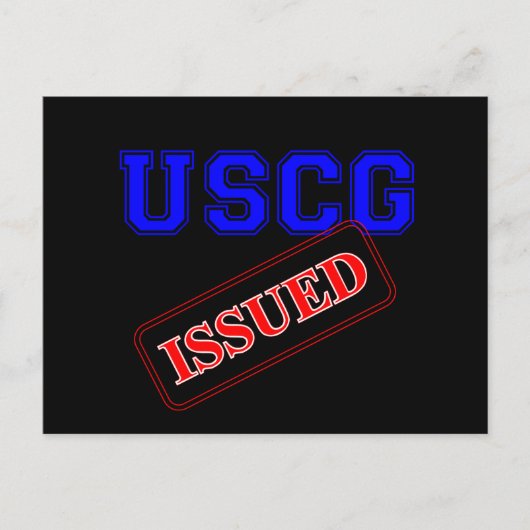 uscgissuedblk ポストカード (正面)