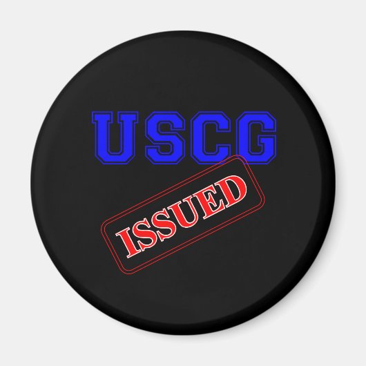 uscgissuedblk マグネット (正面)