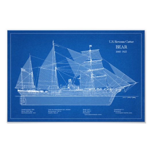 USCGRC USRCベア – ABD フォトプリント            (正面)