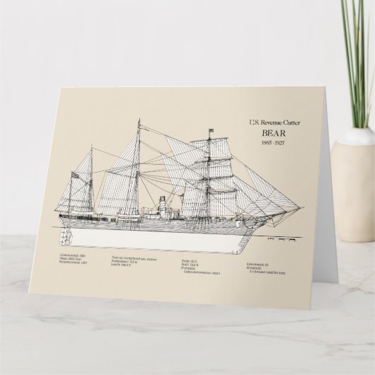 USCGRC USRC Bear - SBD サンキューカード (正面)