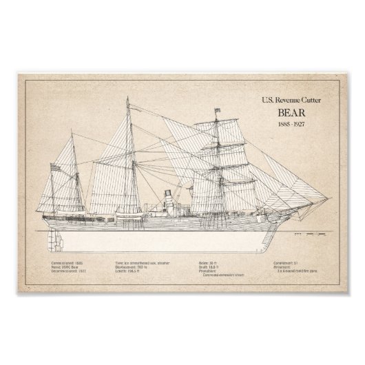 USCGRC USRC Bear - SBD フォトプリント (正面)