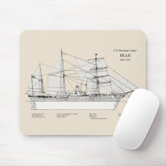 USCGRC USRC Bear - SBD マウスパッド (マウス)